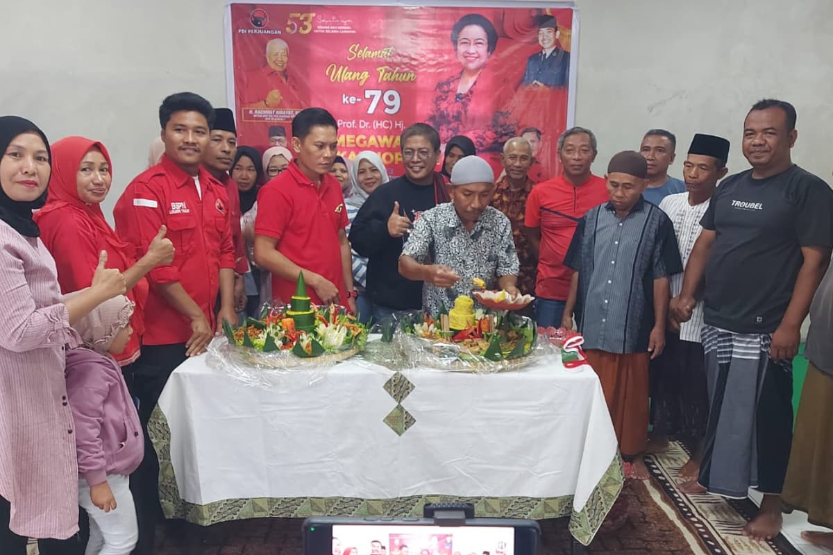 Rayakan HUT ke-79 Megawati, PDI Perjuangan Lombok Timur Tegaskan Politik Berpihak ke Rakyat