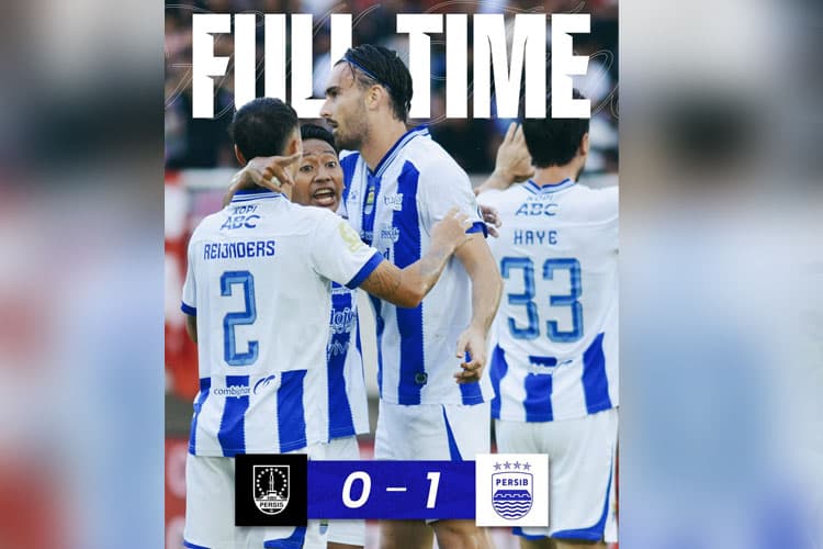 Gol Tunggal Andrew Jung Antarkan Persib Bandung Kembali Kuasai Puncak Liga 1